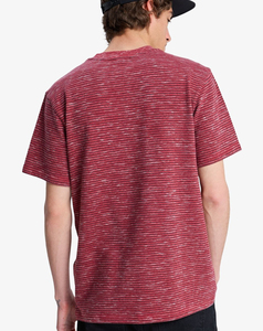 T-shirt à manches courtes rayé pour homme, coupe classique, col rond, respirant, tricoté, décontracté, 100% coton, prix bas, faible MOQ - Product Image 3
