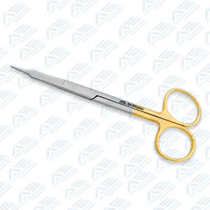 Ciseaux dentaires Goldman Fox Ciseaux médicaux stérilisés droits Tc de 13 cm avec lames tranchantes et droites Ciseaux pour tissus mous - Product Image 3