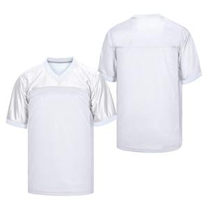 Vêtements de sport, maillot de football américain, nom du joueur, 100% polyester, protection UV, manches courtes, couleur personnalisée, léger, nouvelle arrivée - Product Image 4