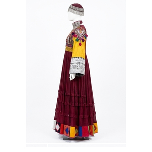 Robe afghane traditionnelle brodée à la main, style Kuchi, pour femmes, grande taille, culture pachtoune, robes Kuchi afghanes. - Product Image 3