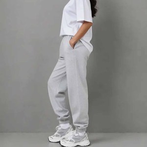 Pantalones Deportivos Casuales para Hombre y Mujer, Cintura Elástica Media, Bolsillos Laterales con Ribete, Algodón Grueso, de Lujo - Product Image 6