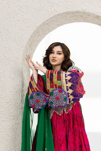 Vestido Afgano Kuchi Hecho a Mano, Étnico, Tribal, Tradicional, Bordado, para Mujer, Talla Larga, en Varios Colores, Servicio OEM ODM - Product Image 3