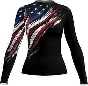 เสื้อรัดกล้ามเนื้อแขนยาวสำหรับผู้ชายแบบสั่งทำพิเศษสำหรับกีฬาบราซิลเลียนยิวยิตสู ผลิตจากโพลีเอสเตอร์ 100% คุณภาพพรีเมียม บริการ OEM พิมพ์ลายด้วยความร้อน - Product Image 1