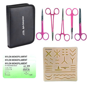 Equipos Quirúrgicos, Entrenamiento Médico, Kit de Práctica de Sutura para Estudiantes de Medicina, Almohadilla de Piel para Práctica de Sutura, Instrumentos Médicos - Product Image 1