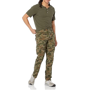 Pantalones Jogger Cargo de Camuflaje para Hombre, Elásticos, con Bolsillos Funcionales, para Entrenamiento al Aire Libre y Uso Casual - Product Image 3