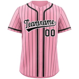 Maillot de baseball OEM personnalisé en coton et polyester de haute qualité, coupe ajustée, avec logo personnalisé pour équipe - Product Image 4