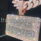 Custom Iced Out Hip Hop Luxury 14K Gold Plated Rhodium IGI Certified Moissanite Diamond <b>Pendant</b> <b>Necklace</b> for <b>Men</b> - Product Image 4