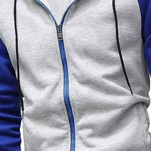 Mens Stylish Zipper Hoodies Fashion Forward Full <b>Zip</b> Sweatshirt Relaxed Fit Streetwear Factory Wholesale Export - Product Image 4
