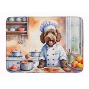 Labradoodle le Chef Tapis de cuisine en mousse à mémoire de forme Coussin anti-fatigue lavable en machine Tapis de bain confortable ou tapis de cuisine - Product Image 1
