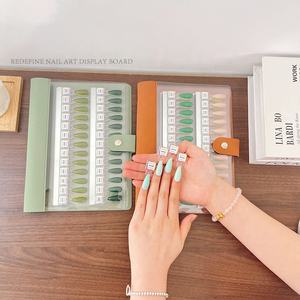 Libro de exhibición de esmalte de uñas magnético, libro de uñas con ranura transparente para Salón de Arte de uñas, organizador de muestras portátil - Product Image 3
