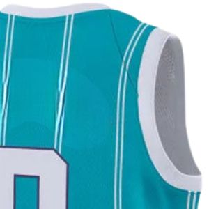 Camiseta de Baloncesto Personalizada Sublimada en Color Verde Azulado para Hombre, Sin Mangas, Cuello en V, Uniforme Deportivo de Equipo, Ligera, Transpirable, de Secado Rápido, 100% - Product Image 4
