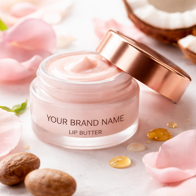 Deep Repair Lip Butter Balm with Shea Butter Wholesale Natural Hydrating Lip Moisturizer Private Label OEM Available Bulk Supply