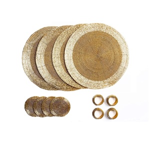 Napperon Épais Élégant Classique Fait Main Brodé de Perles Florales Réutilisable pour Événements Festifs et Tables à Manger Domestiques - Product Image 2