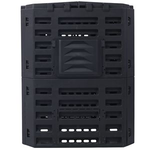 Compostiera da Giardino Grande da 340 Litri (90 Galloni) in Plastica Riciclata, Facile da Montare, per Terreno Fertile - Forniture per Giardino - Product Image 6