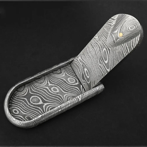 Cendrier en acier de Damas traditionnel, design élégant à motifs, pour la décoration de la maison, du bureau, de l'hôtel, du salon et du restaurant - Product Image 6