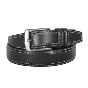 Ceintures classiques pour hommes, boucle à ardillon, ceinture en cuir véritable avec boucle en alliage, nouveau design 2026 - Product Image 5