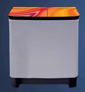 Lave-linge compact semi-automatique à deux cuves 8,5 kg avec fonctions lavage, essorage et séchage pour le linge familial - Product Image 2