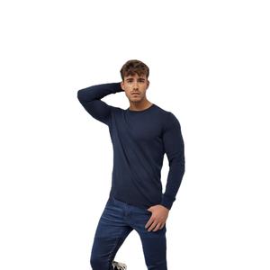 Sudadera de Hombre de Alta Calidad 100% Algodón, con Logotipo Personalizado, Cuello Redondo, Hombros Caídos, Diseño Liso, para Otoño - Product Image 3