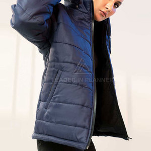 เสื้อแจ็คเก็ตพัฟเฟอร์น้ำหนักเบา ระบายอากาศได้ดี สำหรับผู้หญิง ฤดูหนาว แบบมีฮู้ด สไตล์ใหม่ ผลิตในปากีสถาน - Product Image 3