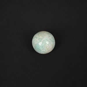 Boule de pierre précieuse amazonite naturelle de 25 mm, lisse et ronde, pierre en vrac pour la fabrication de bijoux - Product Image 3