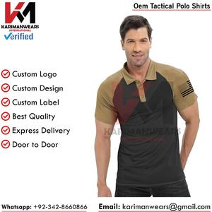 Camiseta Polo Táctica Ergonómica, Cómoda, Transpirable, de Secado Rápido, Multiusos para Deportes de Campo y Aire Libre - Product Image 2