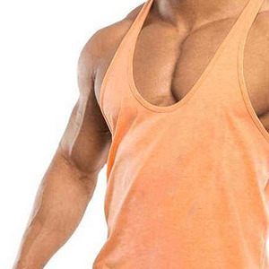 Camiseta sin Mangas para Hombre, Tallas Grandes, Anti-Pilling, Transpirable, 100% Algodón Ecológico, Nueva Llegada, con Logotipo Personalizado, Venta al Por Mayor, Alta Calidad - Product Image 2