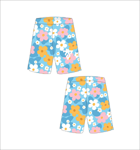 Pantalones Cortos de Playa con Estampado Floral para Hombre, Cintura Elástica, Estilo Casual, Transpirables - Product Image 1