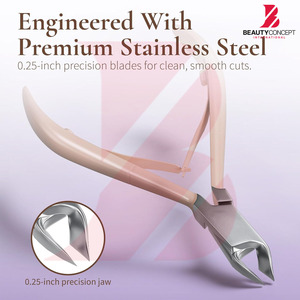 Latest Trendy Product Rose Gold/Peach Color Coated Cuticle Nipper Professional Stainless Steel Nail Art Trimmer for Women - Product Image 2
