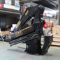 BOB-LIFT Melhor Preço Guindastes Marítimos de 1-25 Toneladas, Guindaste Fixo Hidráulico Completo para Convés de Navios, para Elevação de Barcos de Pesca, Embarcações, Docas e Portos
