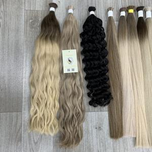 ผมต่อของมนุษย์แท้สีตรงเรียบเนียนสำหรับผู้ใหญ่ - Product Image 3