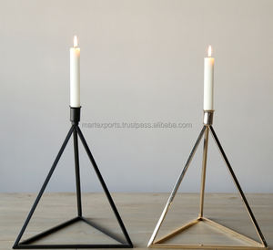 Bougeoir design moderne en métal Bougeoir décoratif artistique pour la maison, le bureau, les fêtes de Pâques-Fait à la main et écologique - Product Image 6