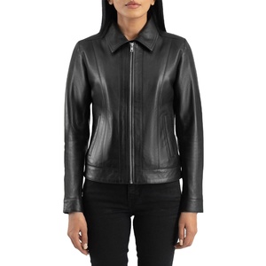 Heavy Weight Direct Factory Selling Women <b>Leather</b> <b>Jacket</b> Premium Quality Durable Wash Women <b>Leather</b> <b>Jacket</b> - Product Image 1