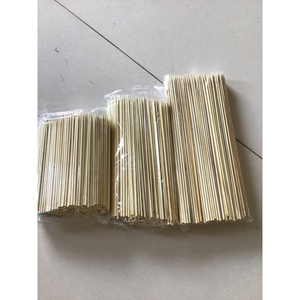 Brochette de bambou écologique biodégradable 100% bâtons de brochette de bambou naturel contact jetable WA + 84916930070 - Product Image 2