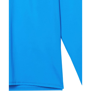 Unisex Long Sleeve Rash Guard Blue Quick Dry Spandex/Polyester UPF50+ Eco-Friendly Anti-Bacterial Adult <b>Swim</b> <b>Shirt</b> - Product Image 6