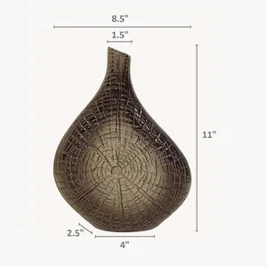 Jarrón de Hierro Hecho a Mano de Diseño Costero, Ecológico y de Primera Calidad para Decoración de Interiores y Centros de Mesa para Bodas, Tendencia 2026 - Product Image 3