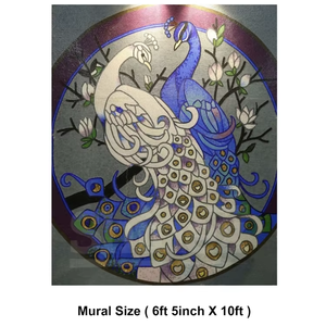 Mural de Pared de Mosaico Resistente al Agua, Ecológico, Hecho a Mano, de 10 mm de Grosor, Diseño Tradicional, Azulejos de Vidrio Artísticos para Interiores de Hoteles y Escuelas - Product Image 5