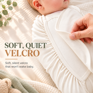 Saco de Dormir de Bambú para Bebé |   Manta Envolvente para Recién Nacido |   Envoltura de Confort Adaptativa |   Ropa de dormir para bebé con brazos hacia arriba y abajo - Product Image 3