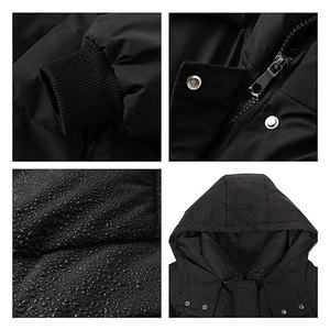 เสื้อแจ็คเก็ตพัฟเฟอร์ตัวยาวสำหรับผู้หญิง เสื้อโค้ทกันหนาวแบบหนา มีฮู้ด ดีไซน์กระเป๋าลึก อุ่นสบาย บุฉนวน เสื้อคลุมสำหรับผู้หญิงสำหรับหน้าหนาว - Product Image 6