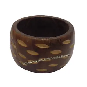 Fabriek Groothandel Prijs Handgemaakte Houten Servet Ring Houder Voor Restaurant Bruiloften En Partij Tafel Decoratie