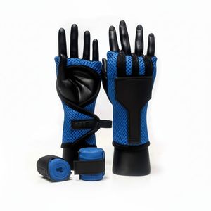 Guantes Interiores de Boxeo con Logotipo Personalizado, Medios Dedos, Material PU, Cierre Ajustable con Gancho y Bucle, Acolchado de Gel, Protección para Nudillos, Todas las Tallas y Colores - Product Image 5