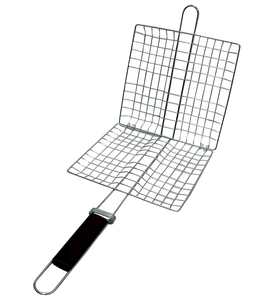 Rejilla de barbacoa de acero inoxidable resistente al calor Bold Blossom, de doble alambre, extraíble, para cocinar, la más vendida - Product Image 1