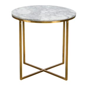 Taburete Decorativo, Mesa Auxiliar para el Hogar, Mesa de Centro en Forma de C, Estante Esquinero Multifuncional de Metal para Sofá, Oficina, Dormitorio, Espacios Pequeños - Product Image 3