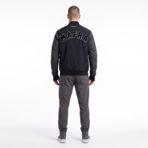 OEM Techwear Waterproof Ripstop Nylon Varsity <b>Jacket</b> with Customizable Badge and <b>Sherpa</b> Lining - Product Image 2