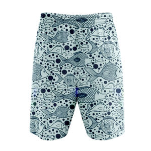 กางเกงขาสั้นชายหาดแบบแห้งเร็ว ระบายอากาศได้ดี พิมพ์ลาย เอวกลาง มีเชือกผูก ปรับแต่งได้ - Product Image 2