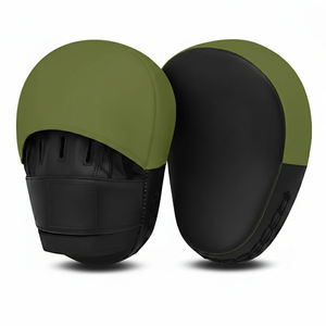 Custom Leather Boxing Focus Pads Training Mitts for Punching Speed Accuracy and Coach Sparring Practice Comfortable Breathable - Product Image 5