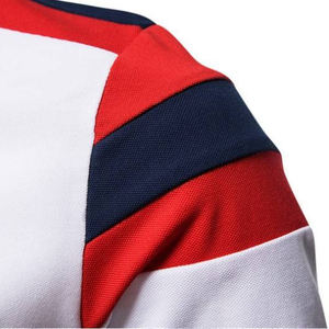 เสื้อโปโลผู้ชายผ้าฝ้าย 100% ระบายอากาศได้ดี ผ้าปิเก้ แขนสั้น รับผลิตตามแบบ พร้อมสกรีนโลโก้ ขายส่ง OEM - Product Image 5