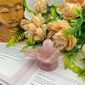 Natural Rose Quartz Shivling Carving <b>Pink</b> Quartz Shiva Lingam <b>Healing</b> Crystal For Reiki Spiritual Decor Wholesale - Product Image 5
