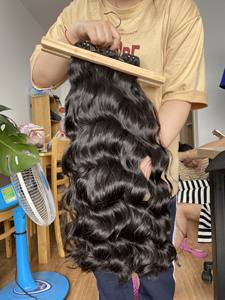 Luxefame Raw Kinky Yaki Straight Hair Bundle, cabello rizado de piña, extensión de cabello humano de onda rizada de piña para mujeres negras - Product Image 4