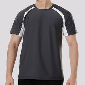 Camiseta Deportiva Transpirable de 250 Gsm, Diseño de Paneles Personalizado al por Mayor, Ropa Deportiva de Entrenamiento, Diseño Cómodo - Product Image 1