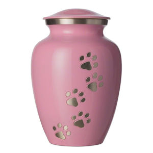 Modern Design Metal Aluminum Cremation <b>Urns</b> & Metal Memorial <b>Cat</b> Dog Pet <b>Urns</b> for Ashes Adult Funeral <b>Urns</b> Black Finished - Product Image 5